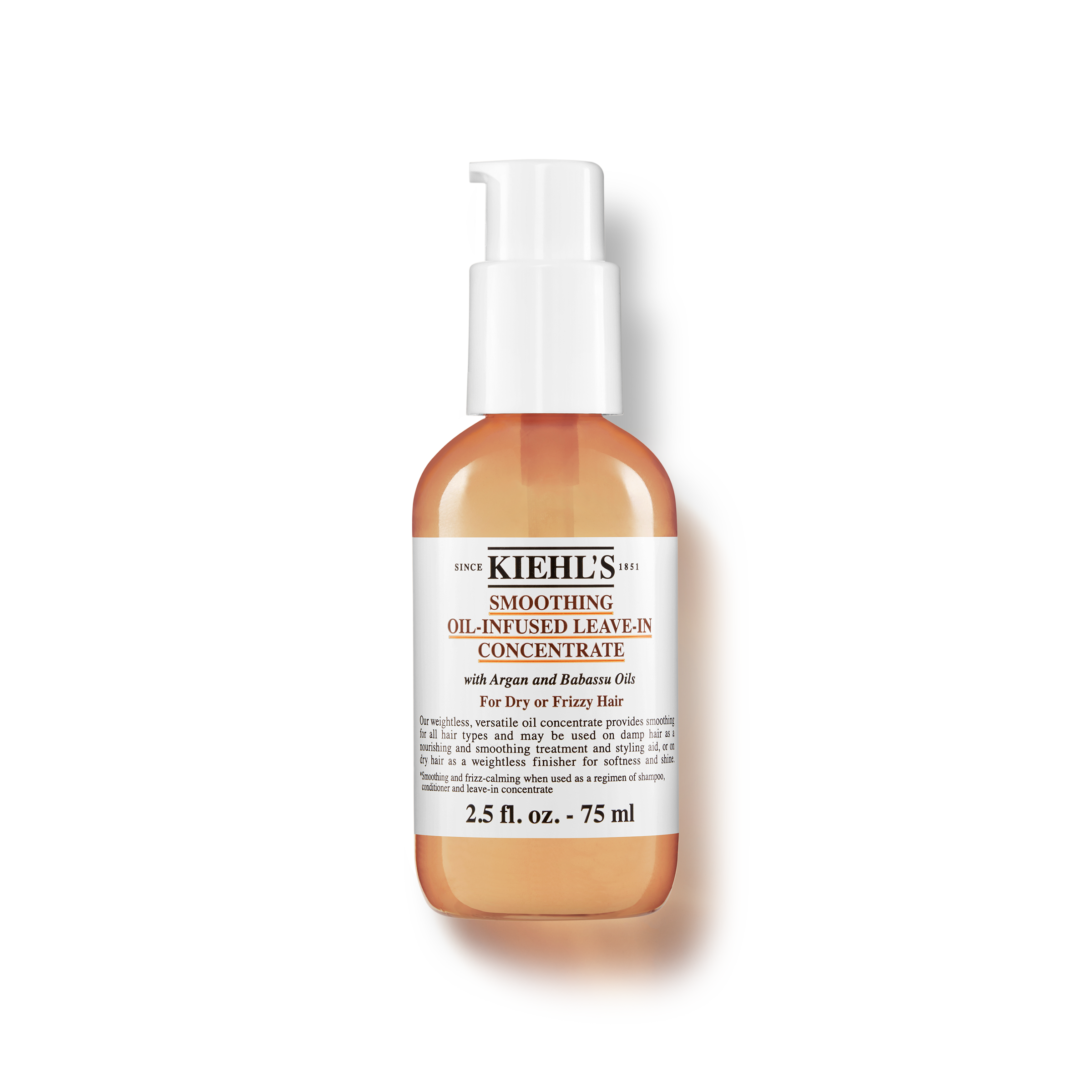 Smoothing Oil Infused Leave In Concentrate Argan Oil Kiehl s