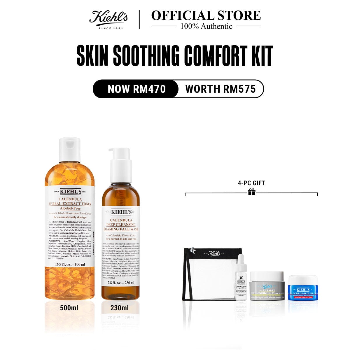 Skin Soothing Comfort Kit
