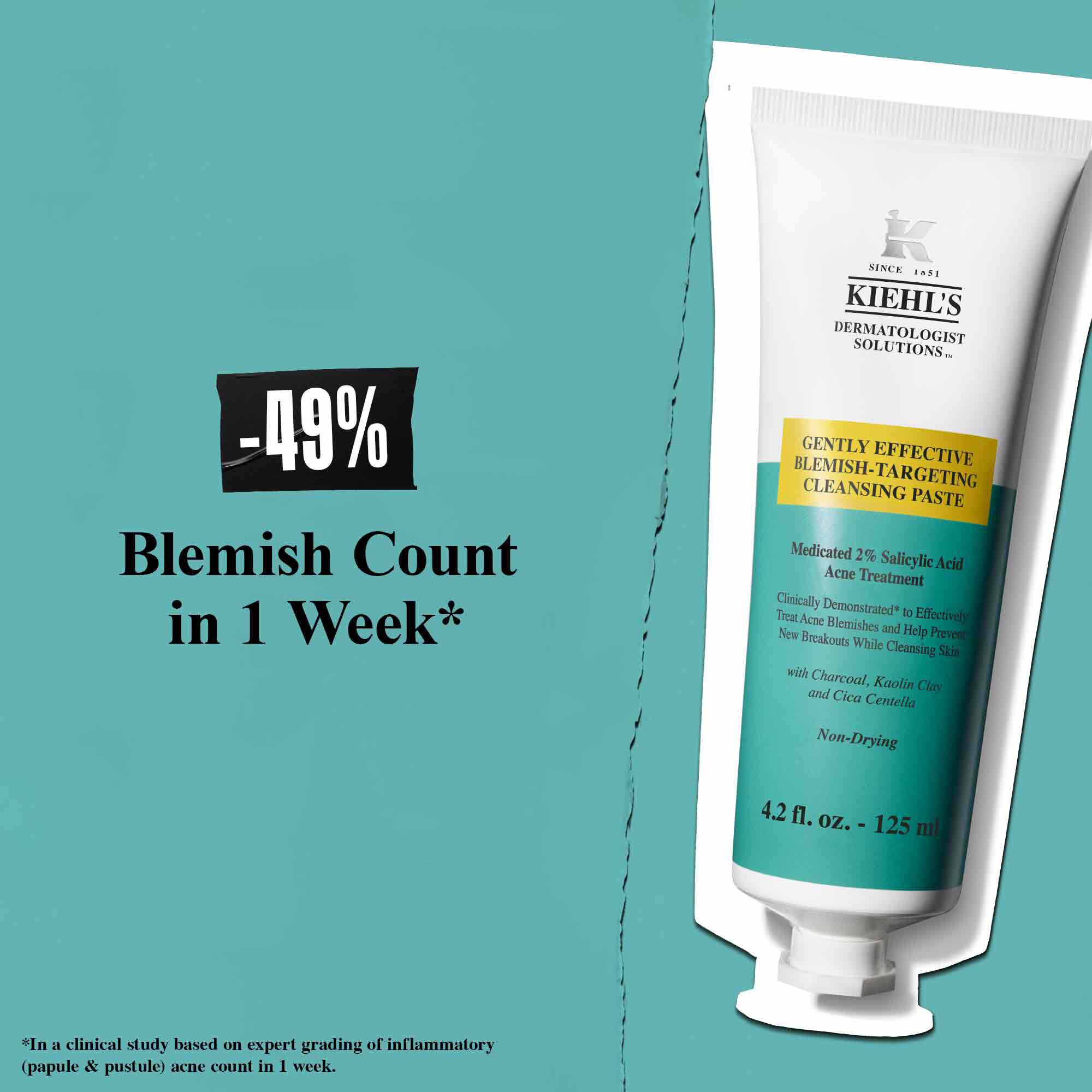 -49% Blemish Count in 1 Week ​