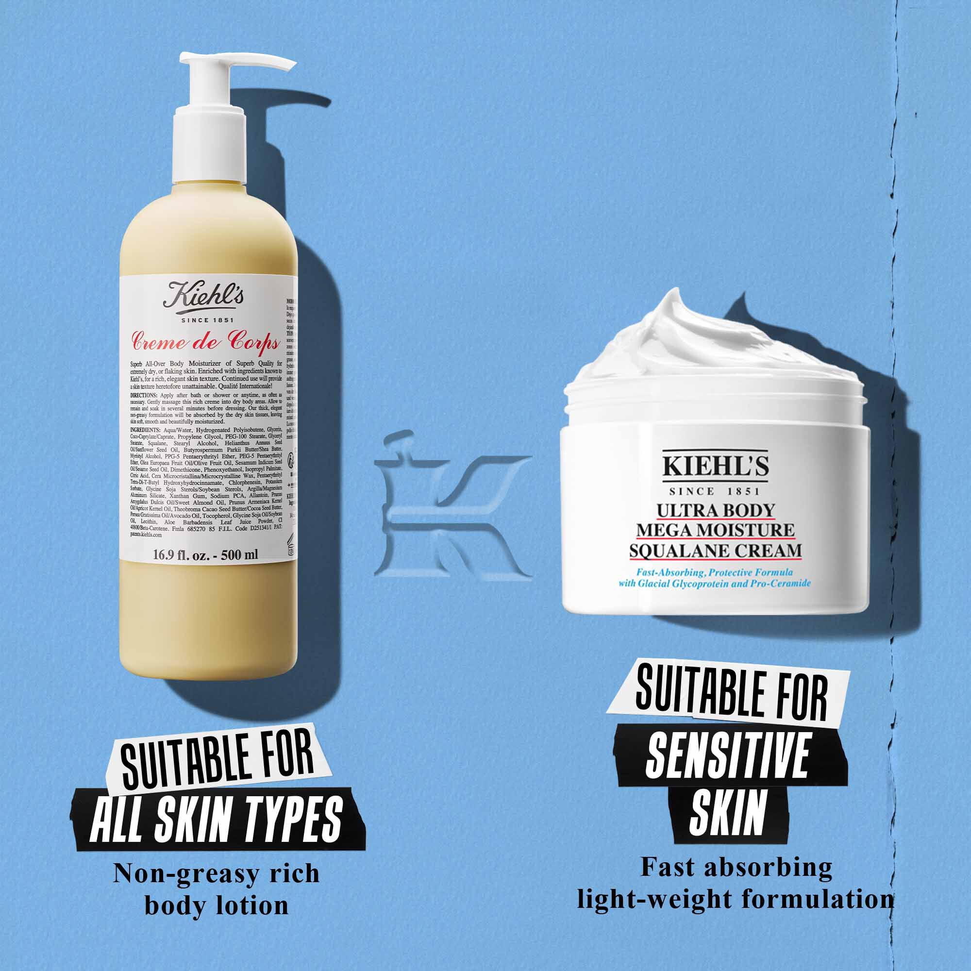 Ultra Body Mega Moisture Squalane Cream — Body Lotion — Kiehl's ​