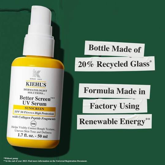 Better Screen™ UV Serum SPF 50 PA++++, Lightweight Facial Sunscreen with Collagen Peptide