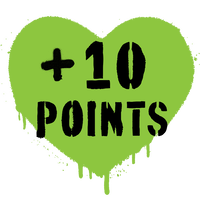 +30 points spray heart