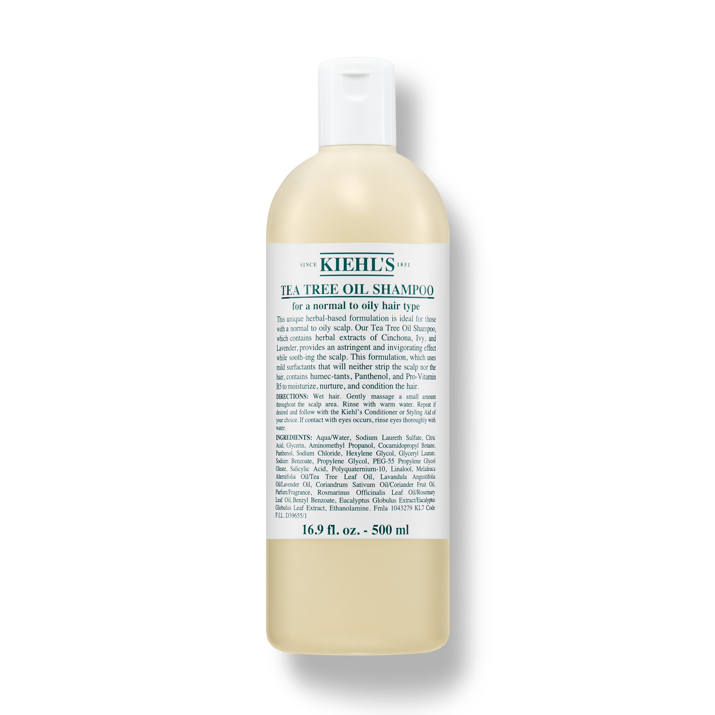 Tea Tree Oil Shampoo Shampoo for Oily and Normal Hair Kiehl’s